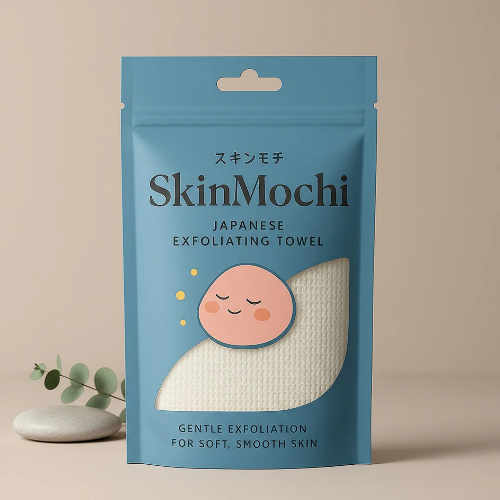 Serviette Japonaise exfoliante ultra-douce - SkinMochi™